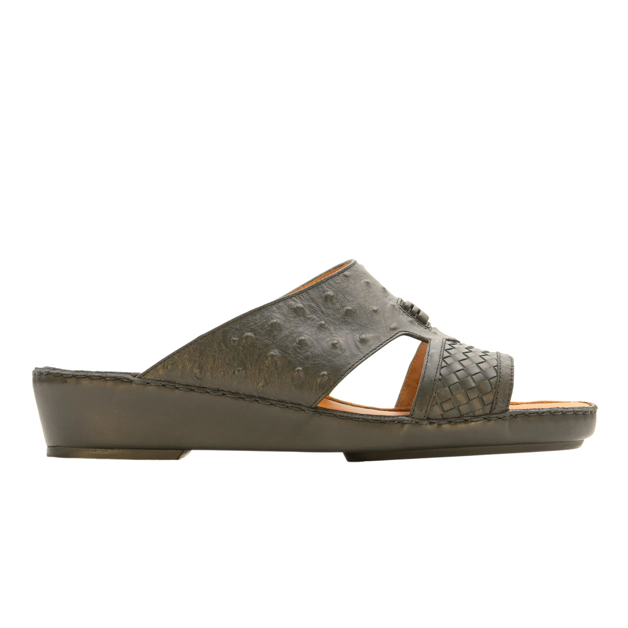 Fratelli Rossetti Florida Printed Ostrich Sandal