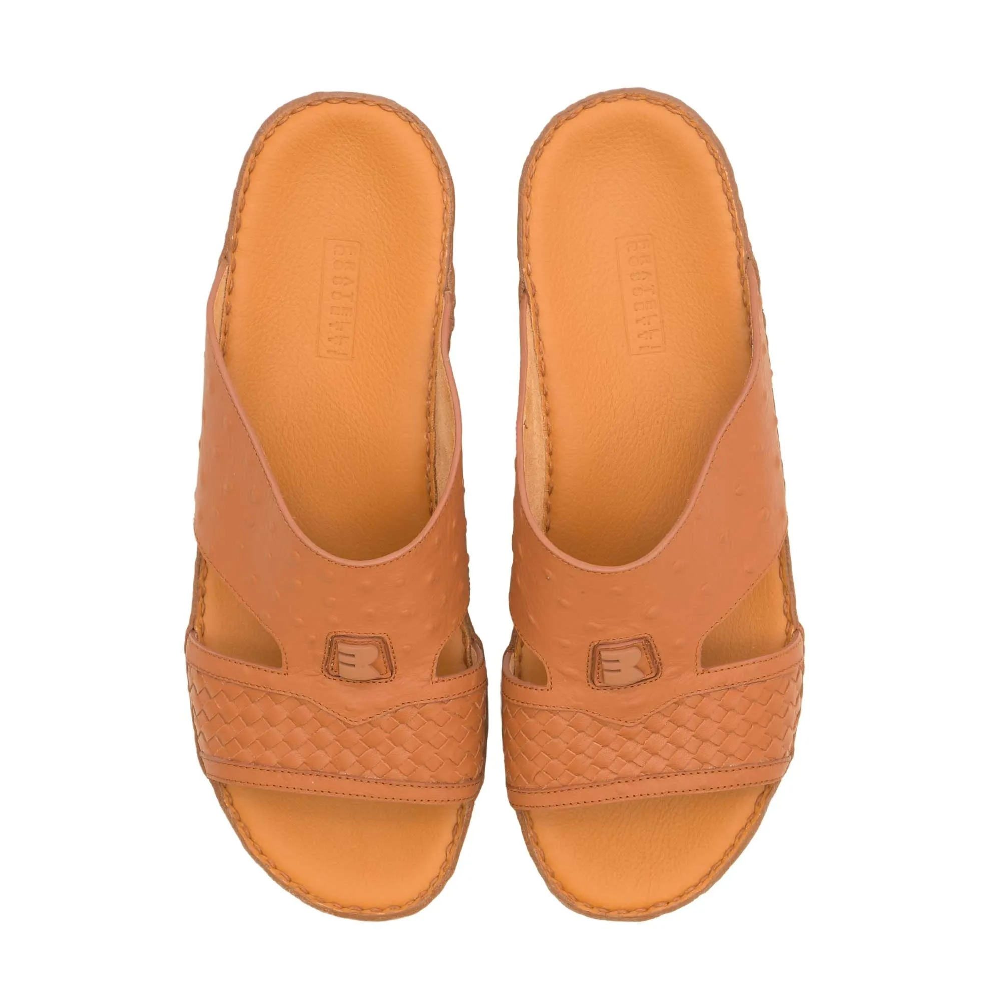 Fratelli Rossetti Florida Printed Ostrich Sandal