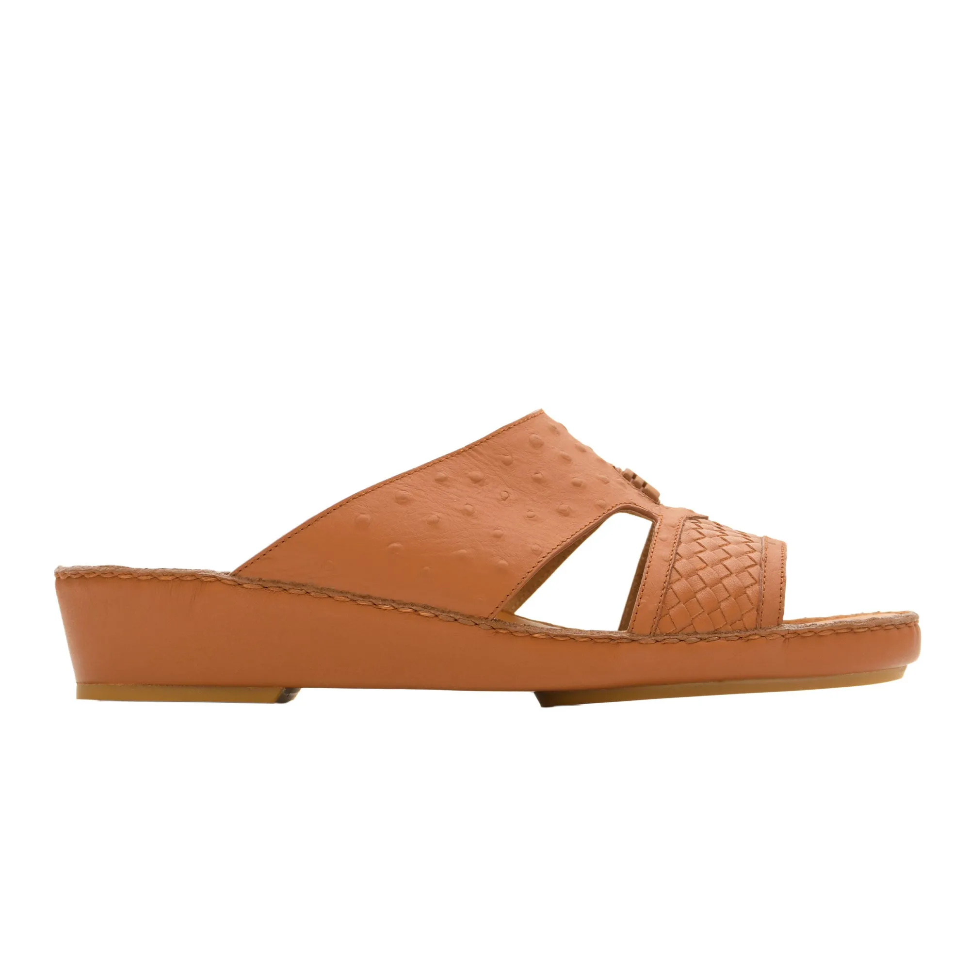Fratelli Rossetti Florida Printed Ostrich Sandal