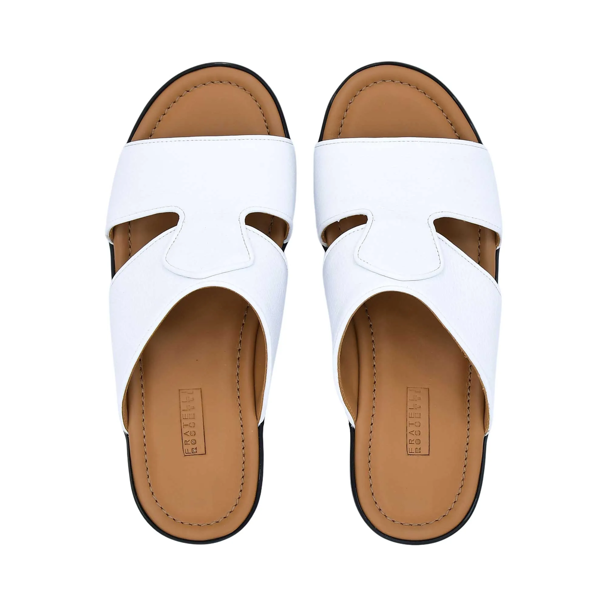 Fratelli Rossetti Men's Leather Comfort Arabic Sandals