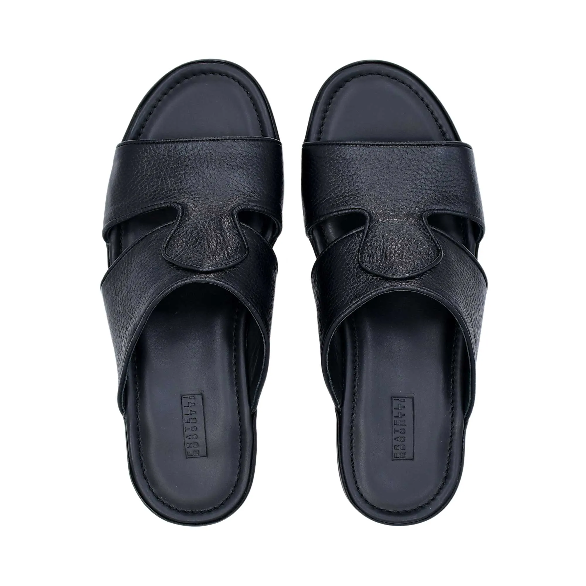 Fratelli Rossetti Men's Leather Comfort Arabic Sandals