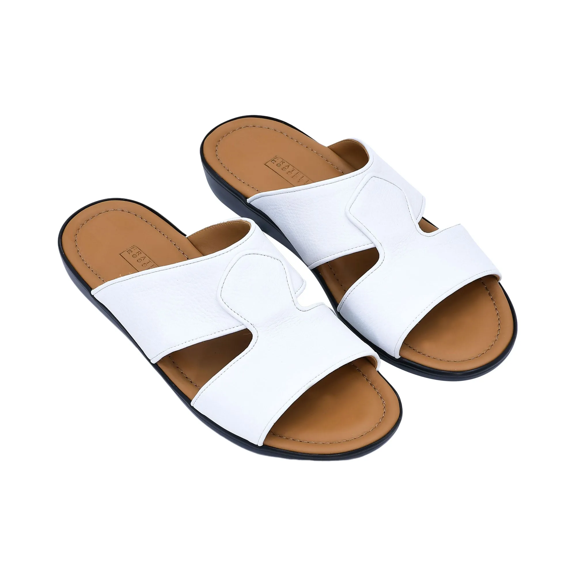 Fratelli Rossetti Men's Leather Comfort Arabic Sandals