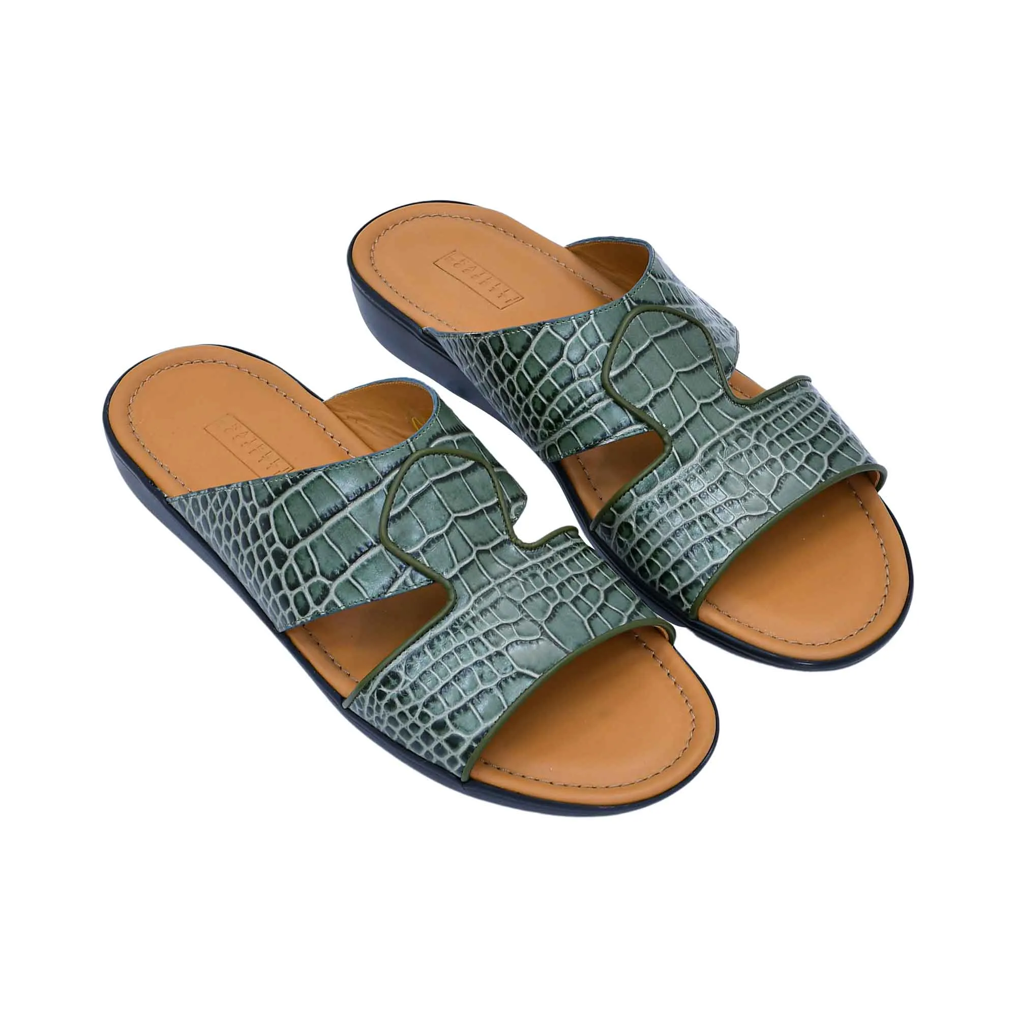 Fratelli Rossetti Men's Leather Comfort Arabic Sandals