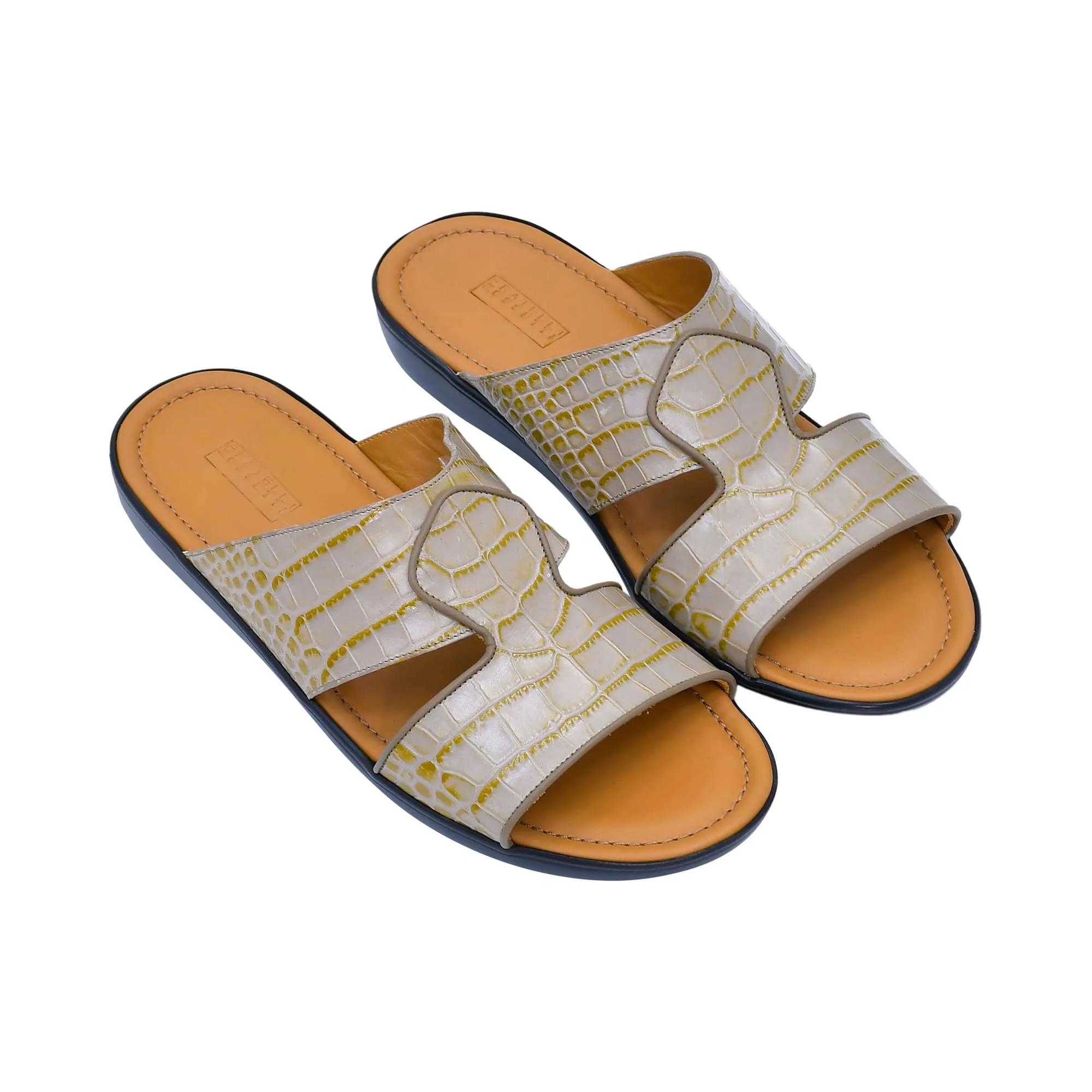 Fratelli Rossetti Men's Leather Comfort Arabic Sandals