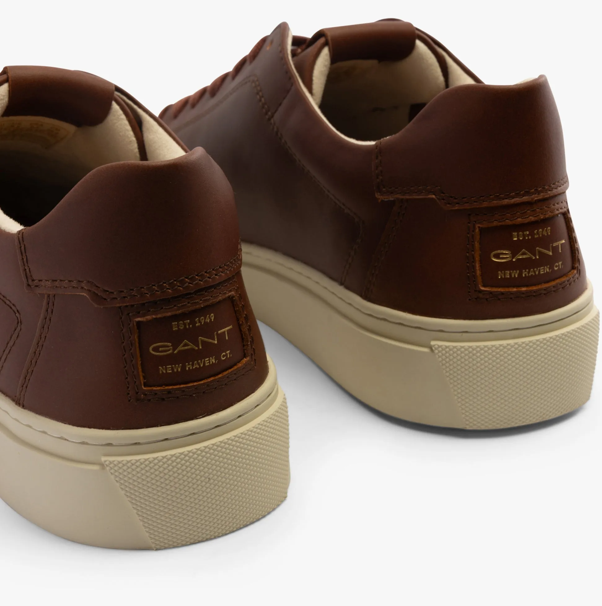 GANT MC JULIEN Mens Trainers Cognac