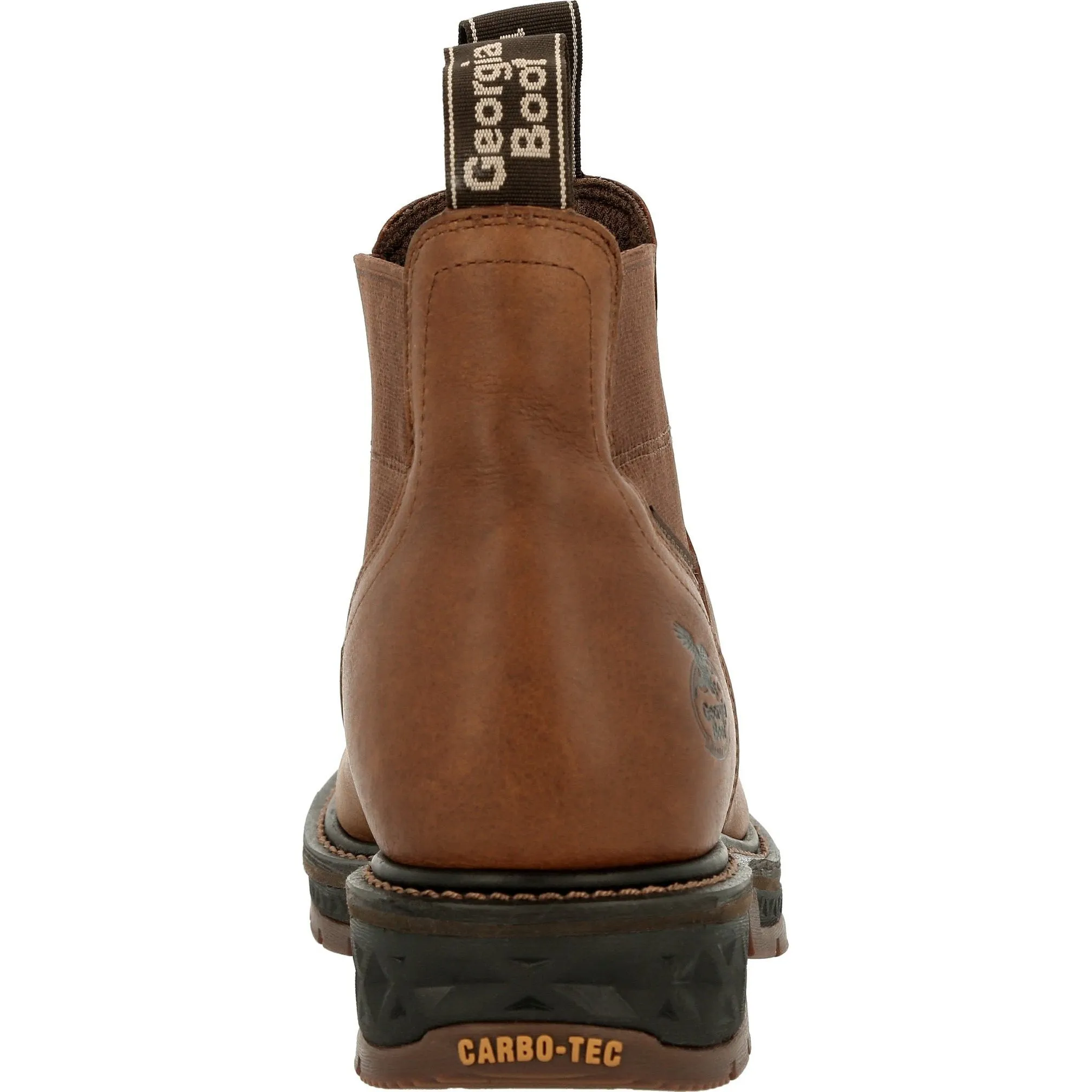 Georgia Men's Carbo-Tec Lightweight 6" Soft Toe Waterproof Work Boot - Brown - GB00434
