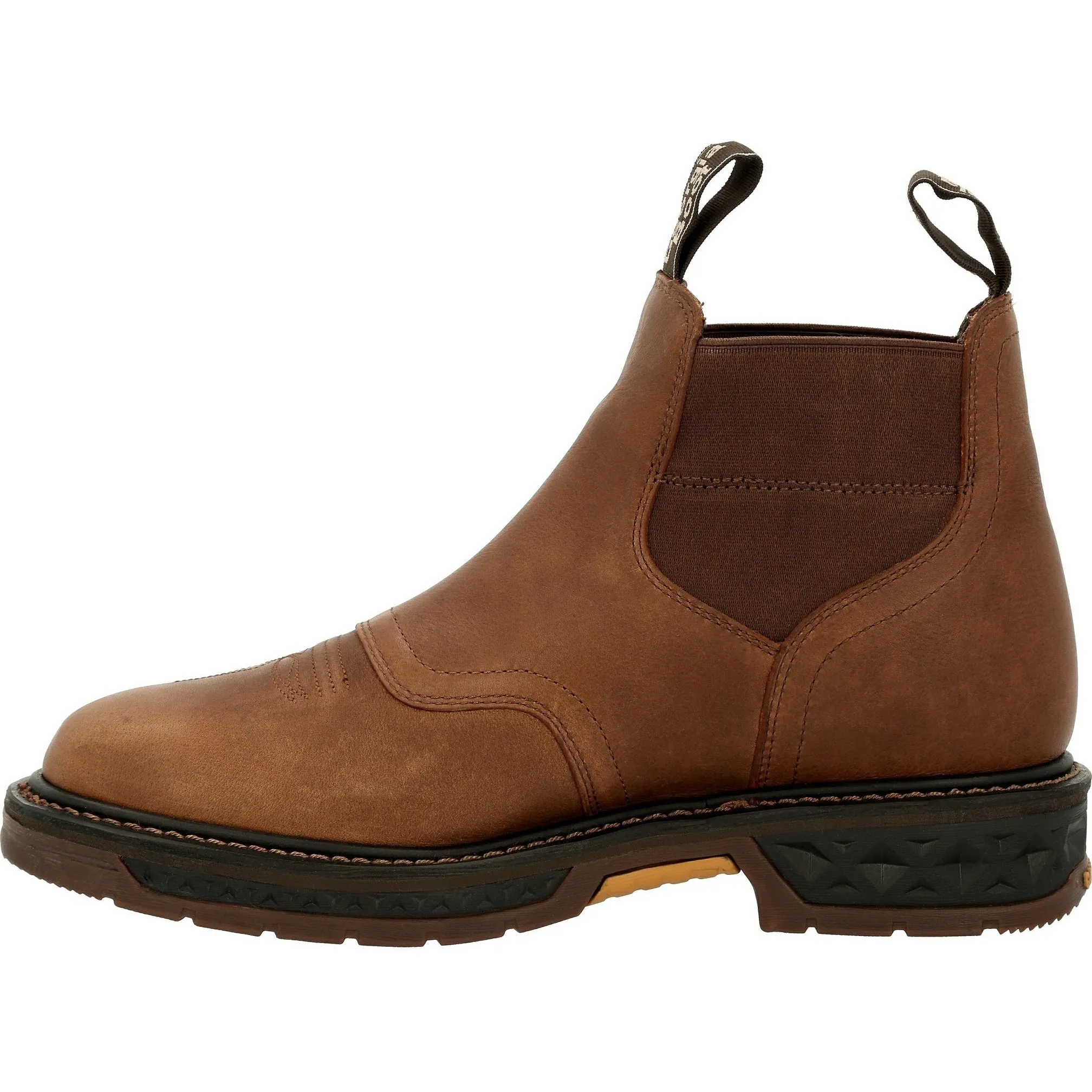 Georgia Men's Carbo-Tec Lightweight 6" Soft Toe Waterproof Work Boot - Brown - GB00434