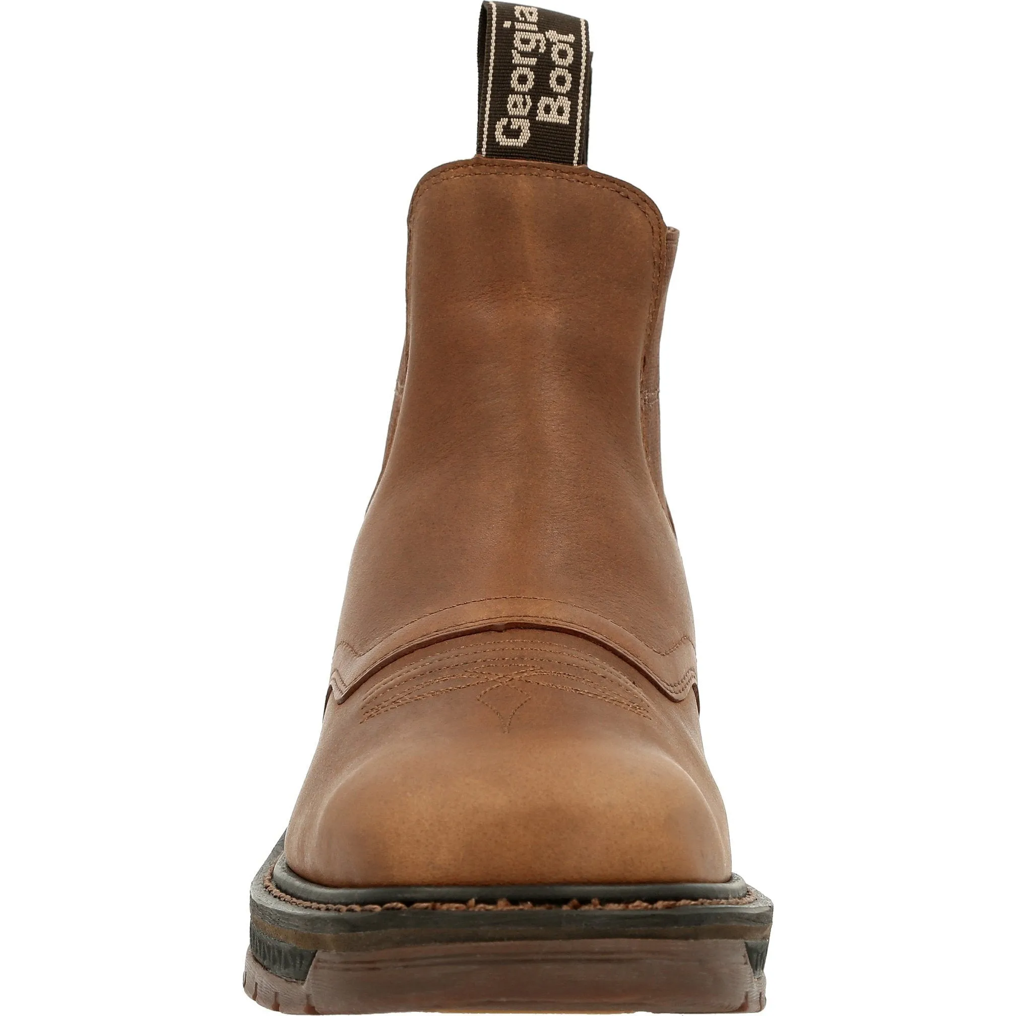 Georgia Men's Carbo-Tec Lightweight 6" Soft Toe Waterproof Work Boot - Brown - GB00434