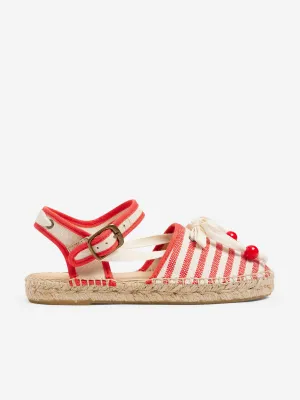 Girls Evila Sandals in Red