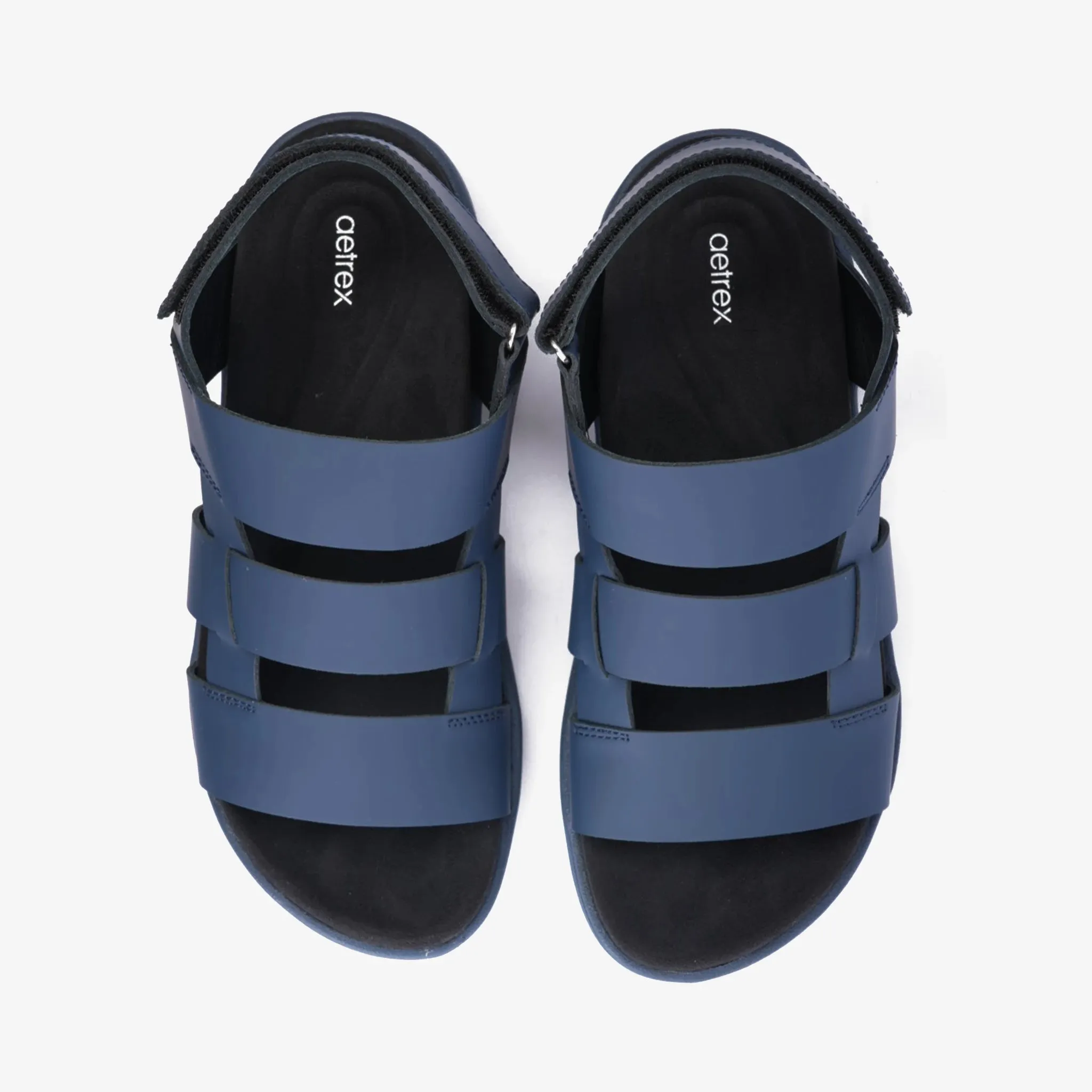 Gladiator Style Men Sandals Navy