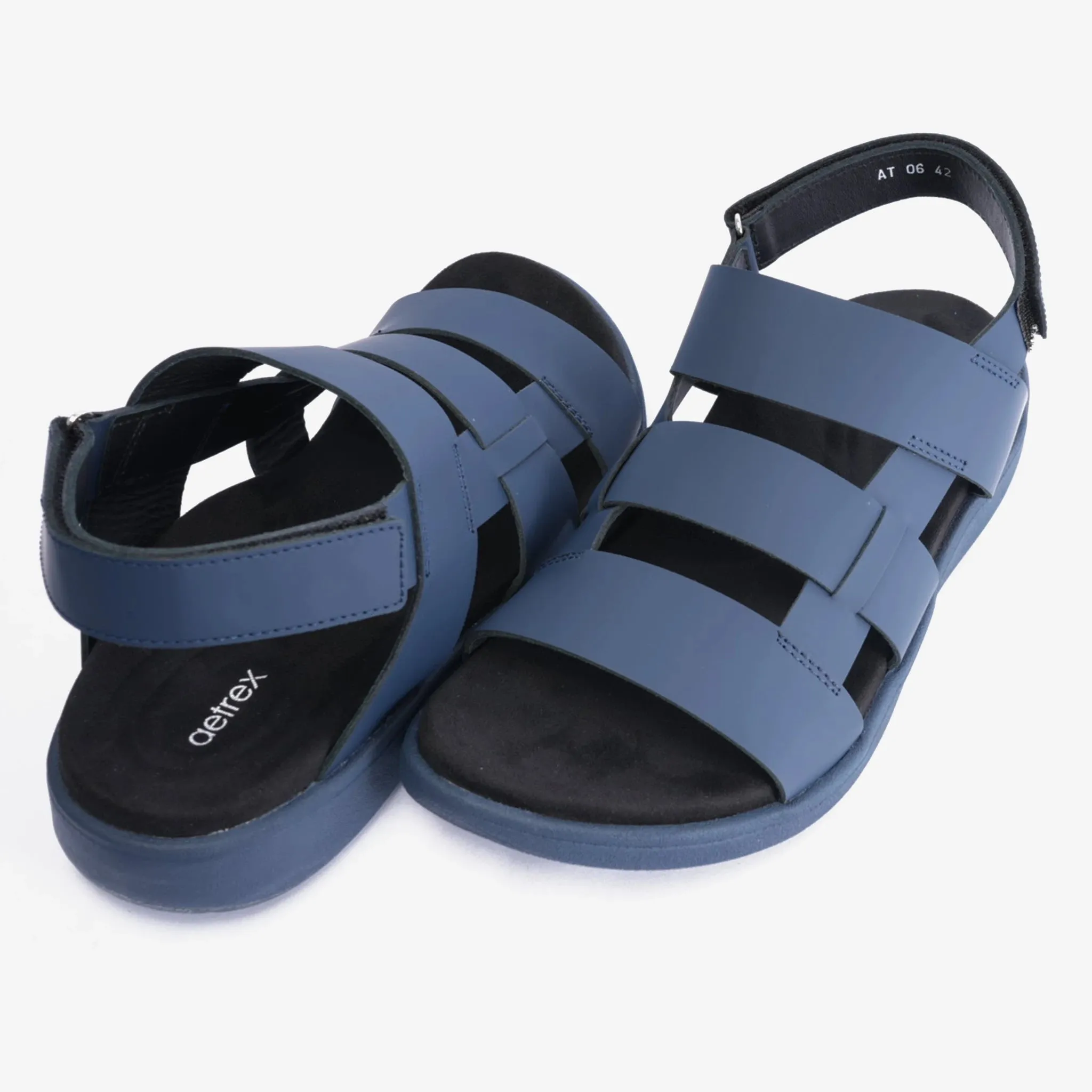 Gladiator Style Men Sandals Navy