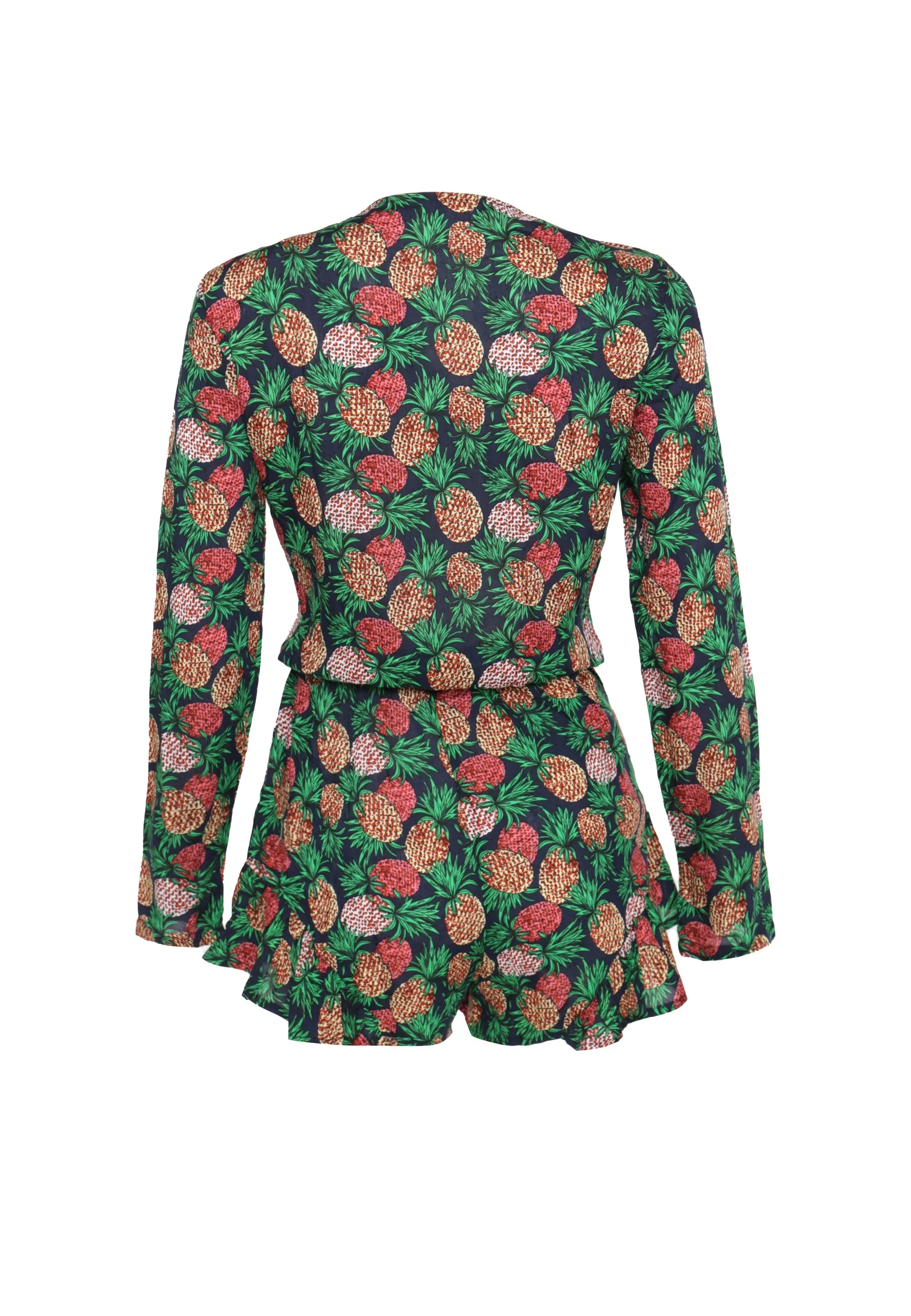 Glamorous Navy Pineapple Print Playsuit