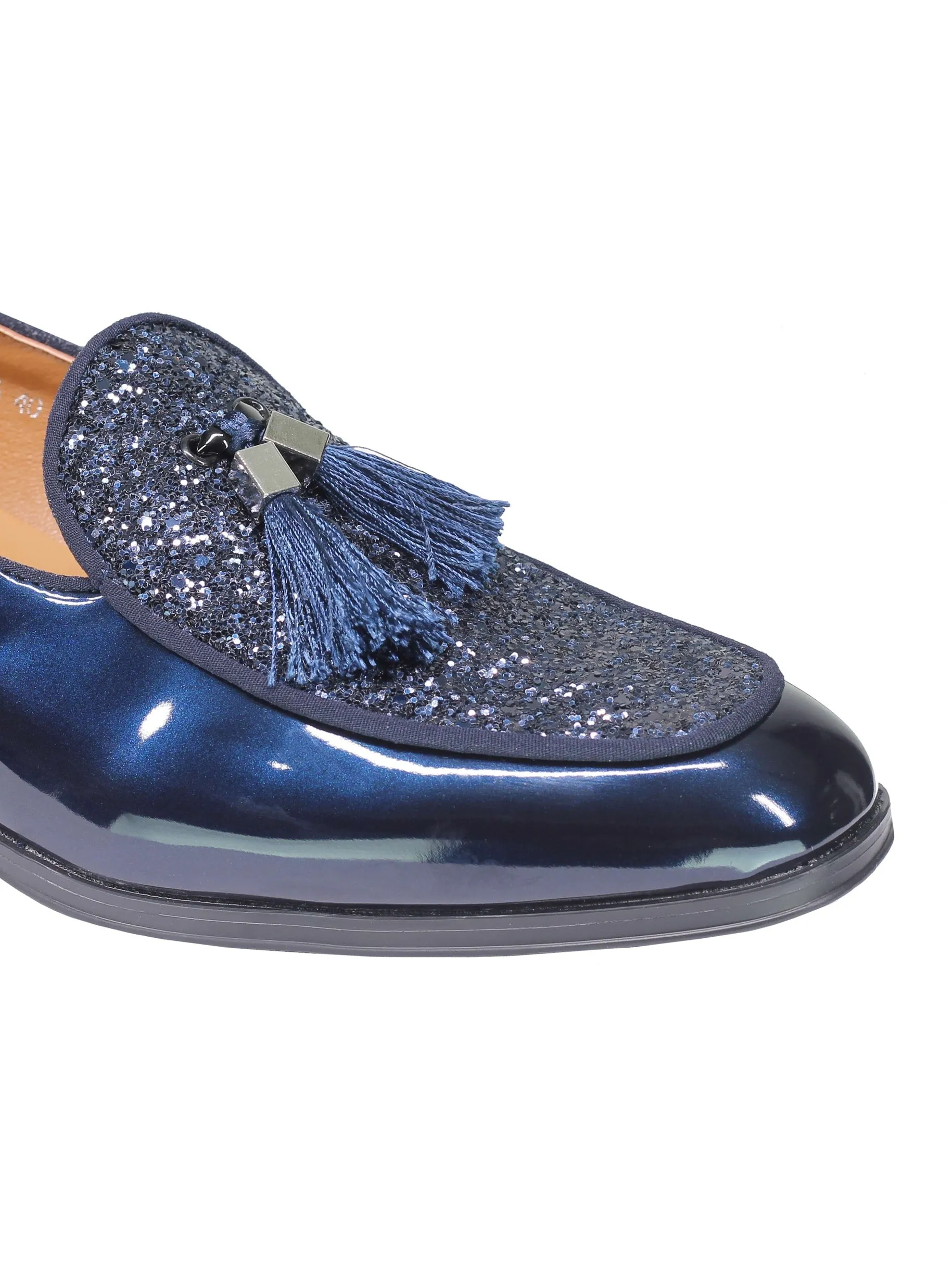 GLITTER - SHINY TASSEL LOAFERS
