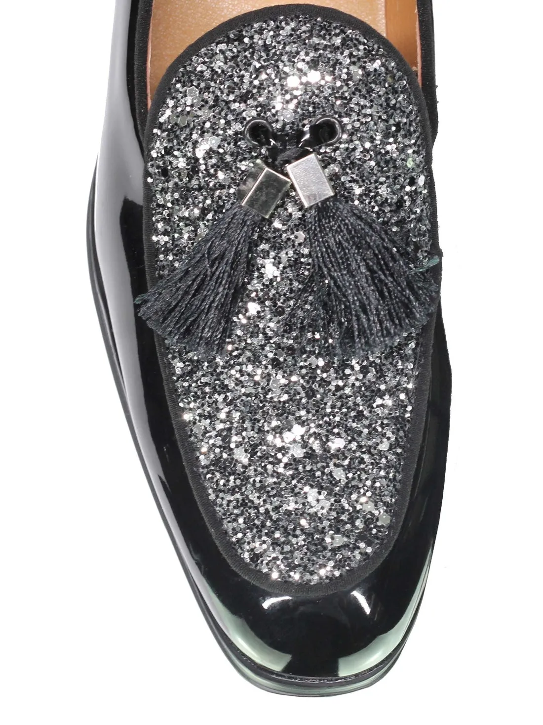 GLITTER - SHINY TASSEL LOAFERS