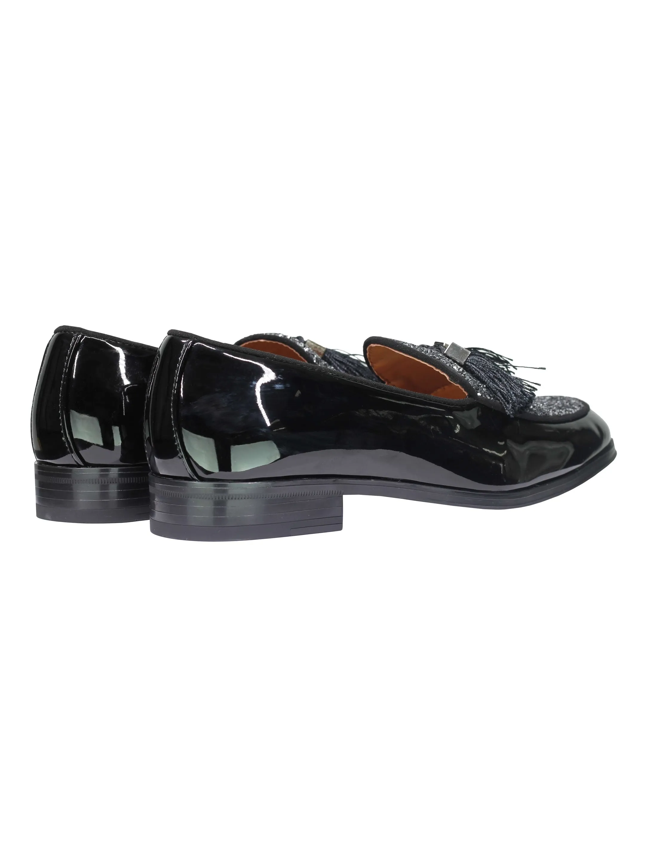 GLITTER - SHINY TASSEL LOAFERS