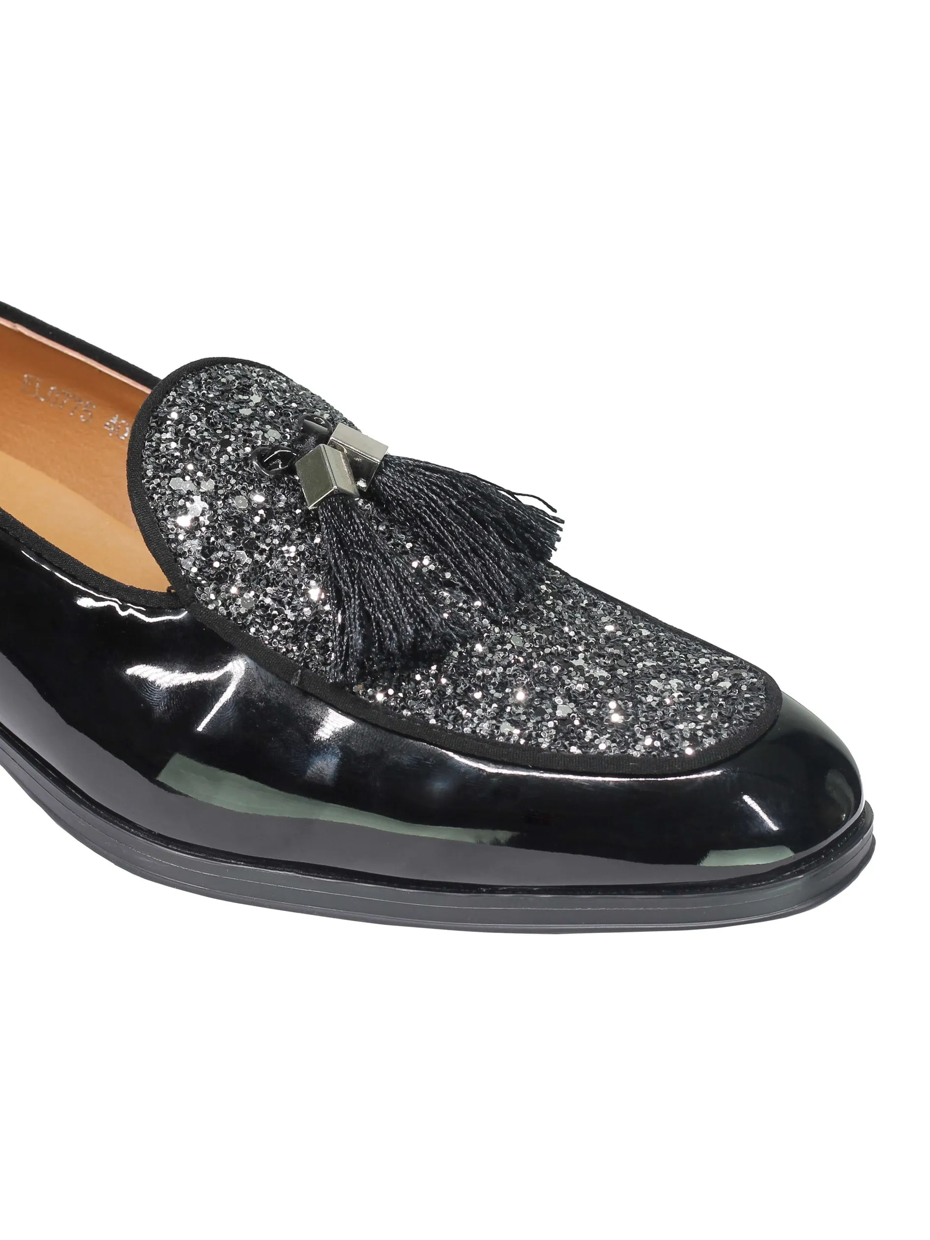 GLITTER - SHINY TASSEL LOAFERS
