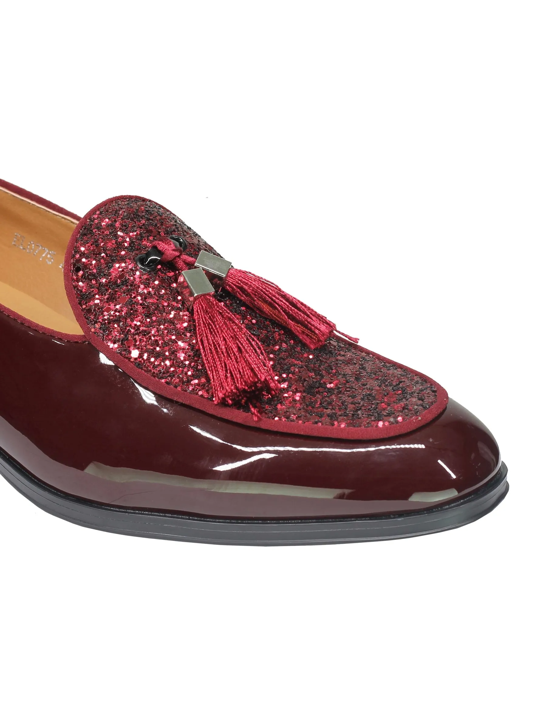 GLITTER - SHINY TASSEL LOAFERS