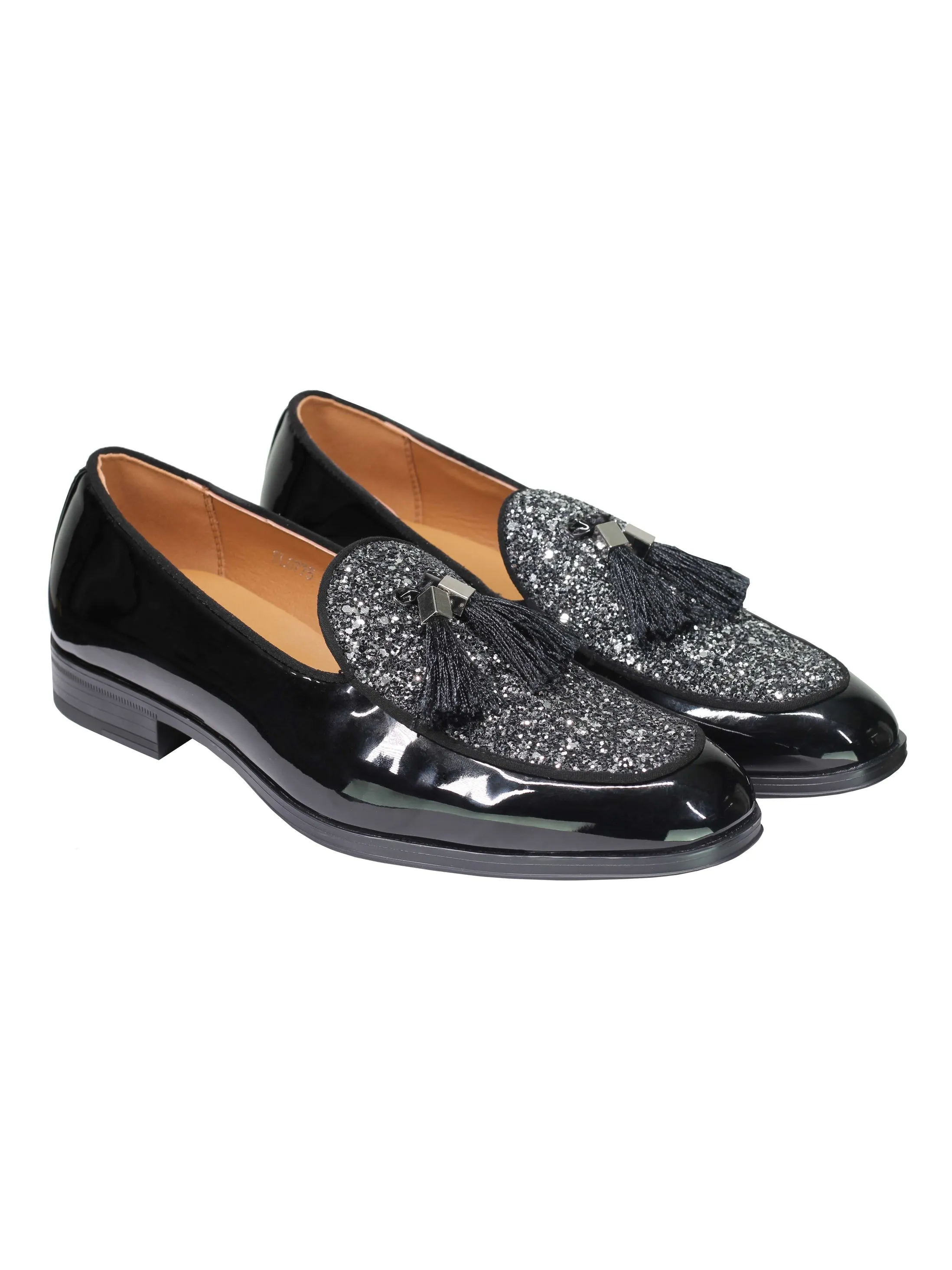 GLITTER - SHINY TASSEL LOAFERS