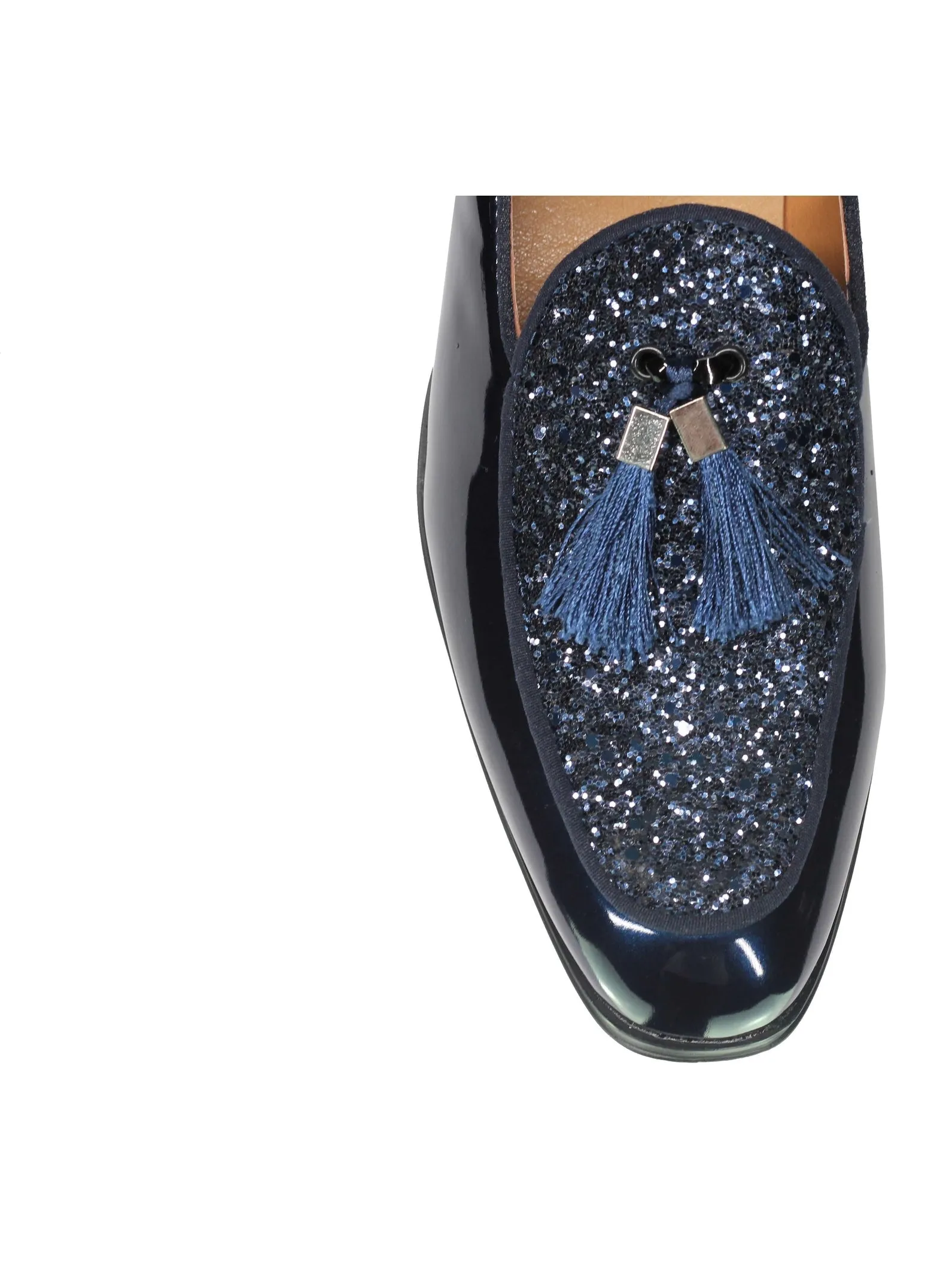 GLITTER - SHINY TASSEL LOAFERS