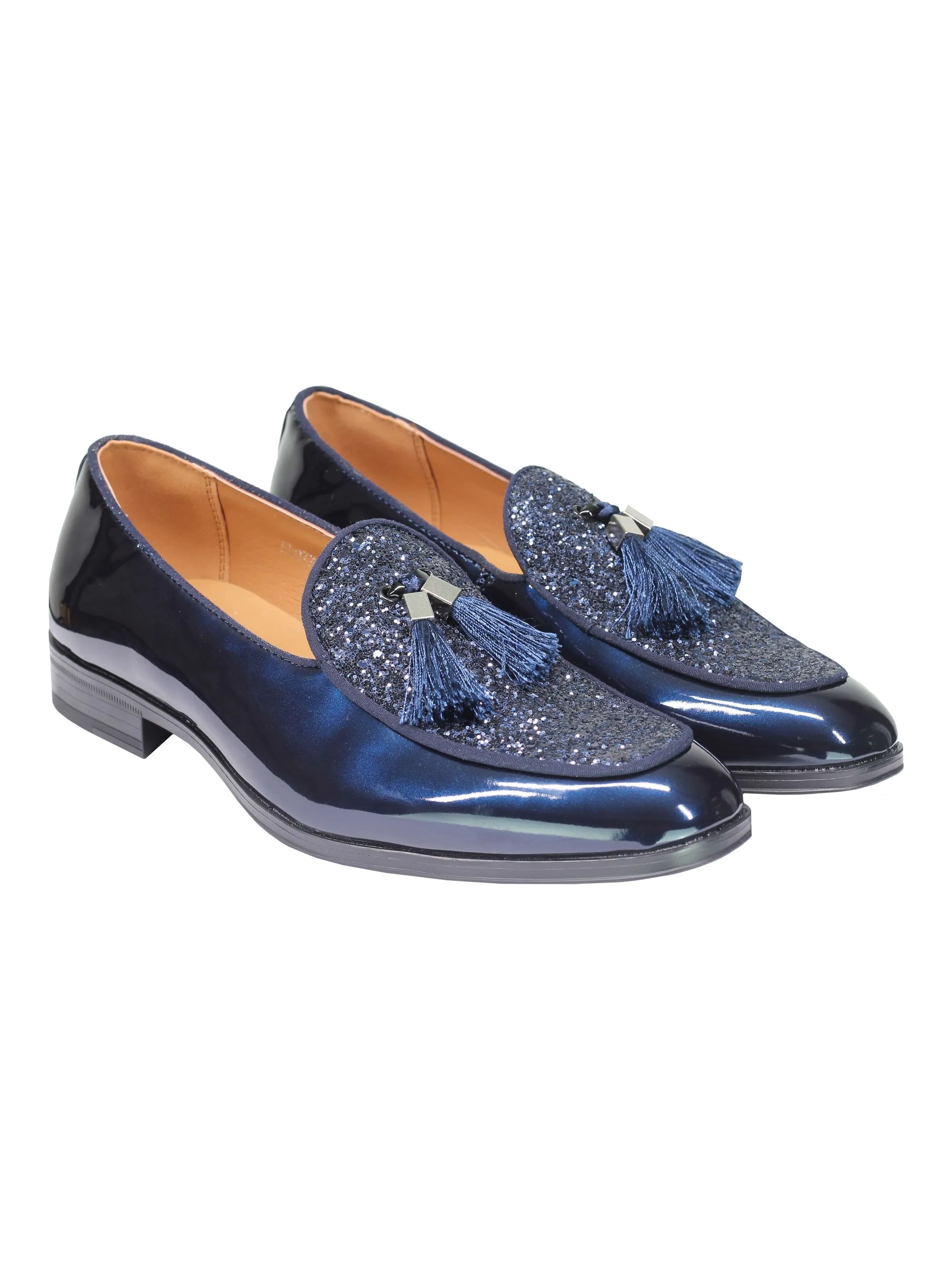 GLITTER - SHINY TASSEL LOAFERS