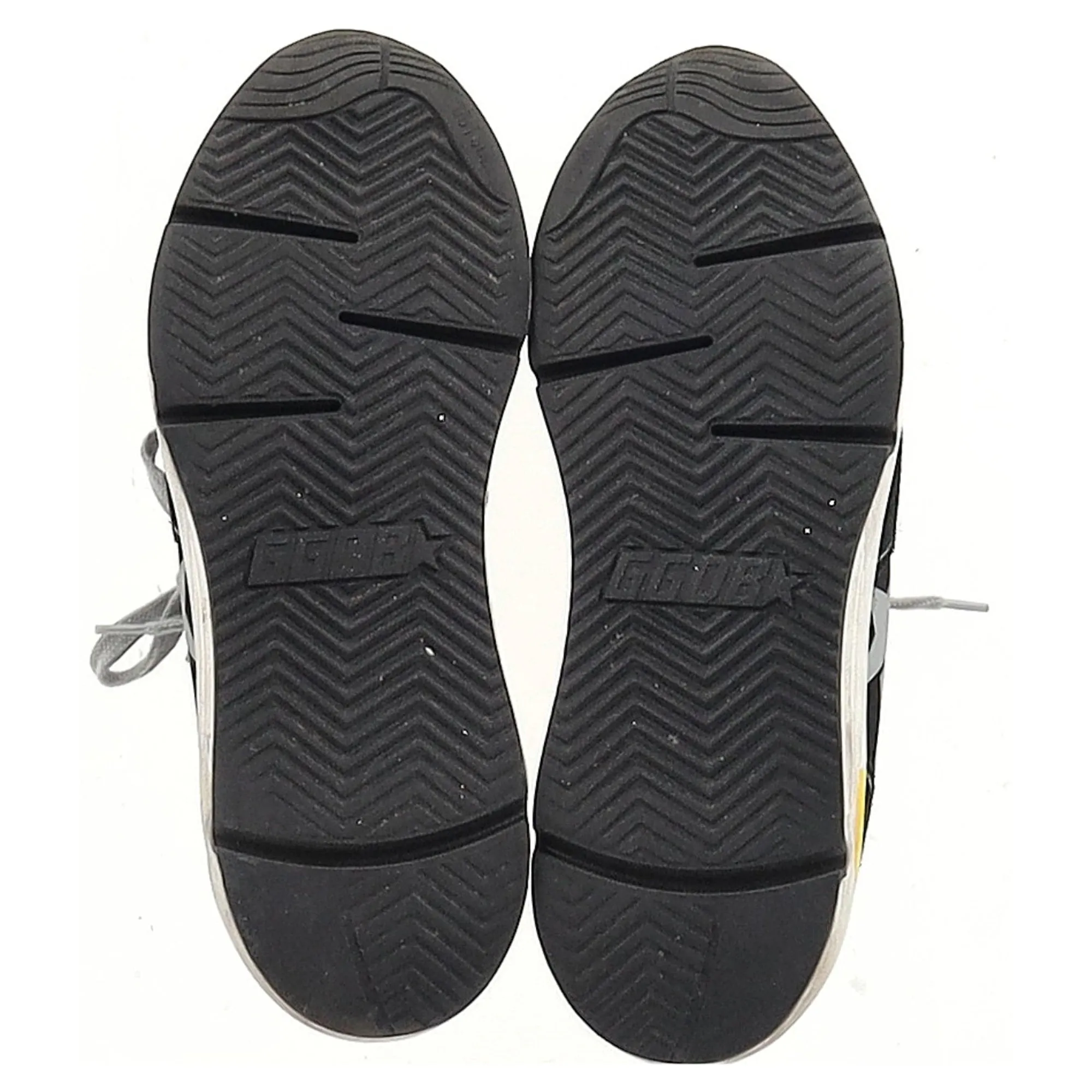 Golden Goose Running Sole Sneakers in Black Suede