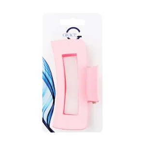 Grace Claw Clip Matt Pink 10.5cm