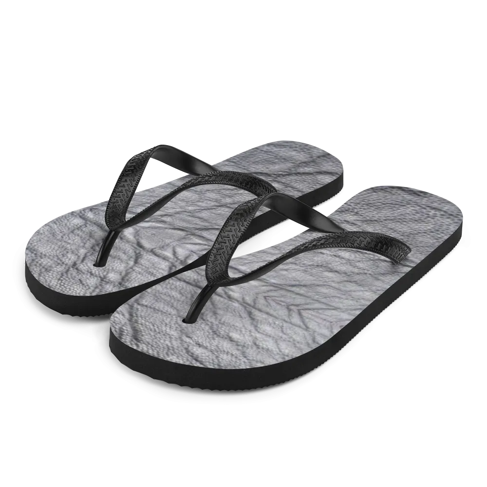 Grey Elephant Flip Flop