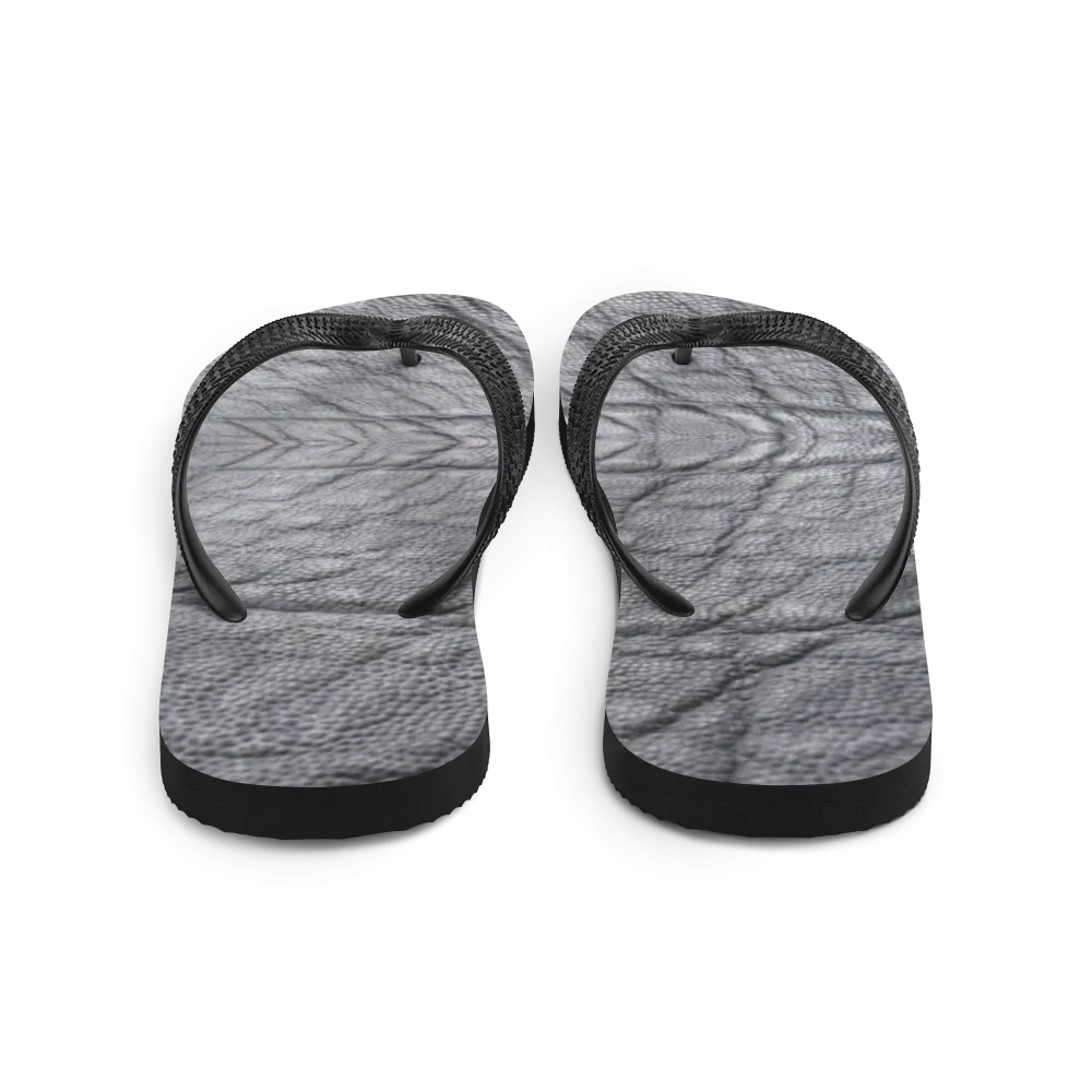 Grey Elephant Flip Flop