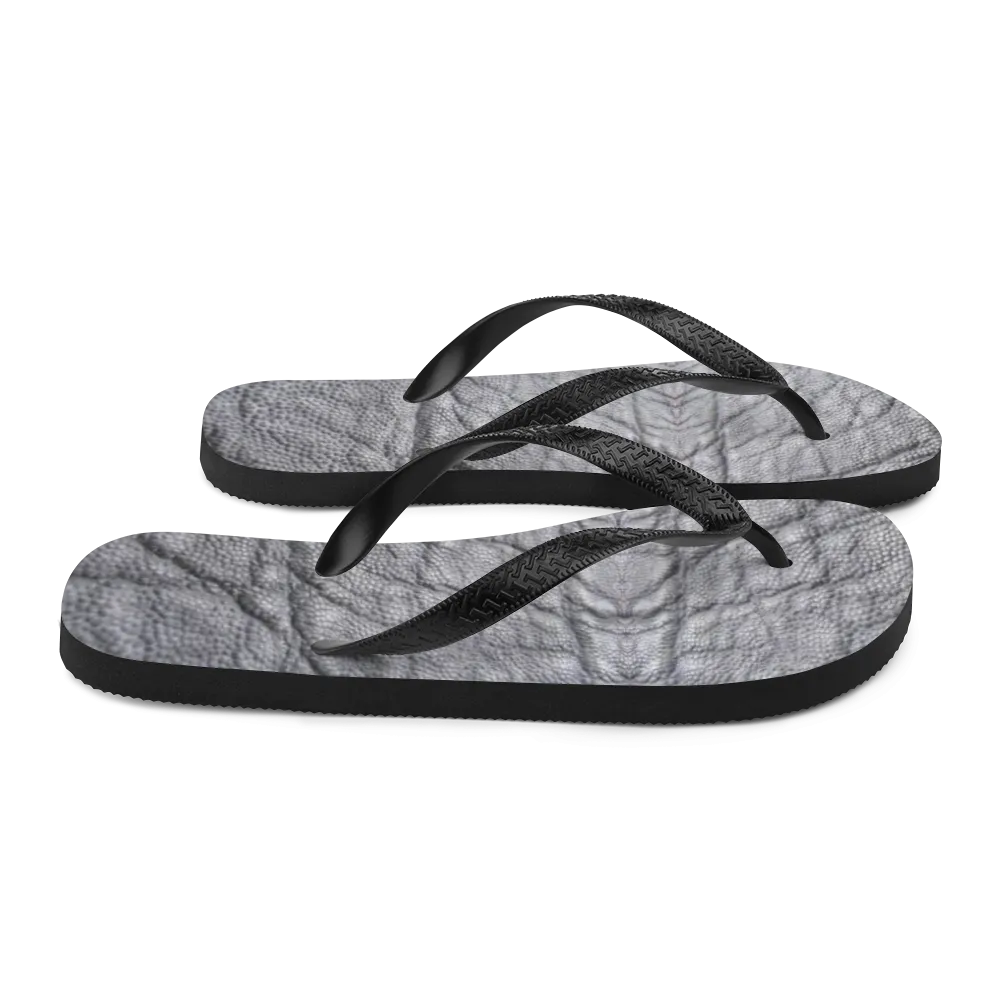 Grey Elephant Flip Flop