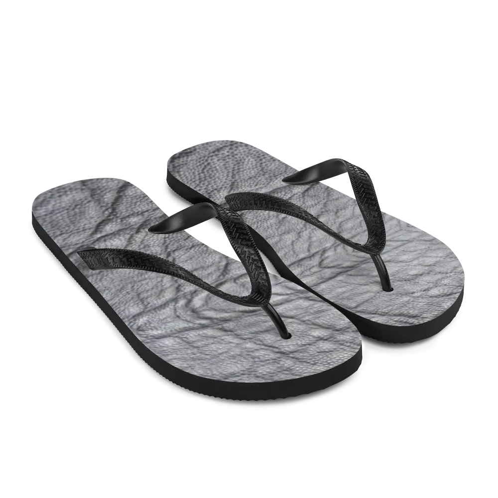 Grey Elephant Flip Flop