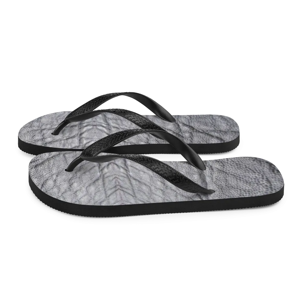 Grey Elephant Flip Flop