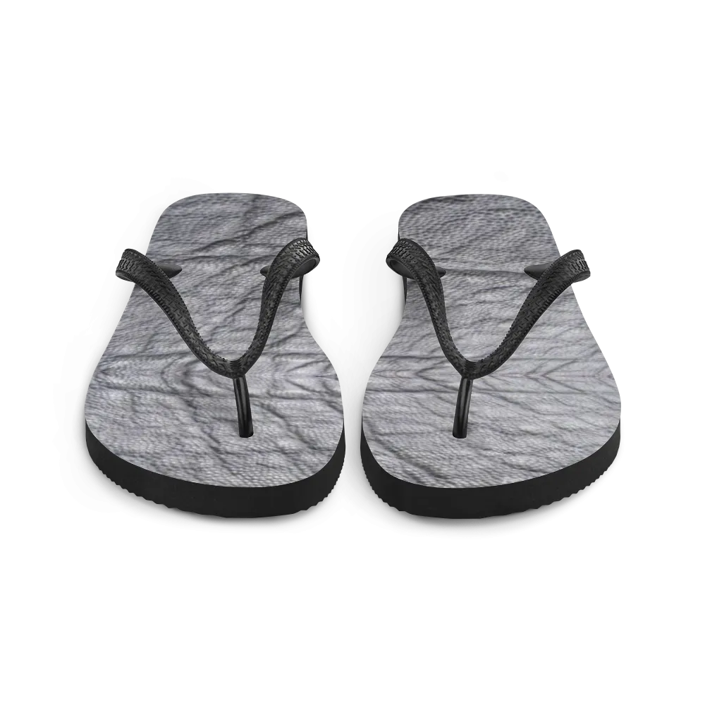 Grey Elephant Flip Flop