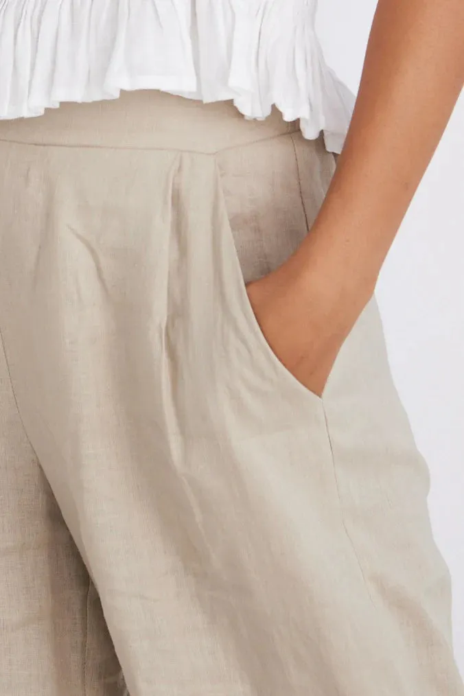 Guardian Linen Pant Stone