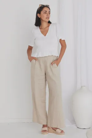 Guardian Linen Pant Stone