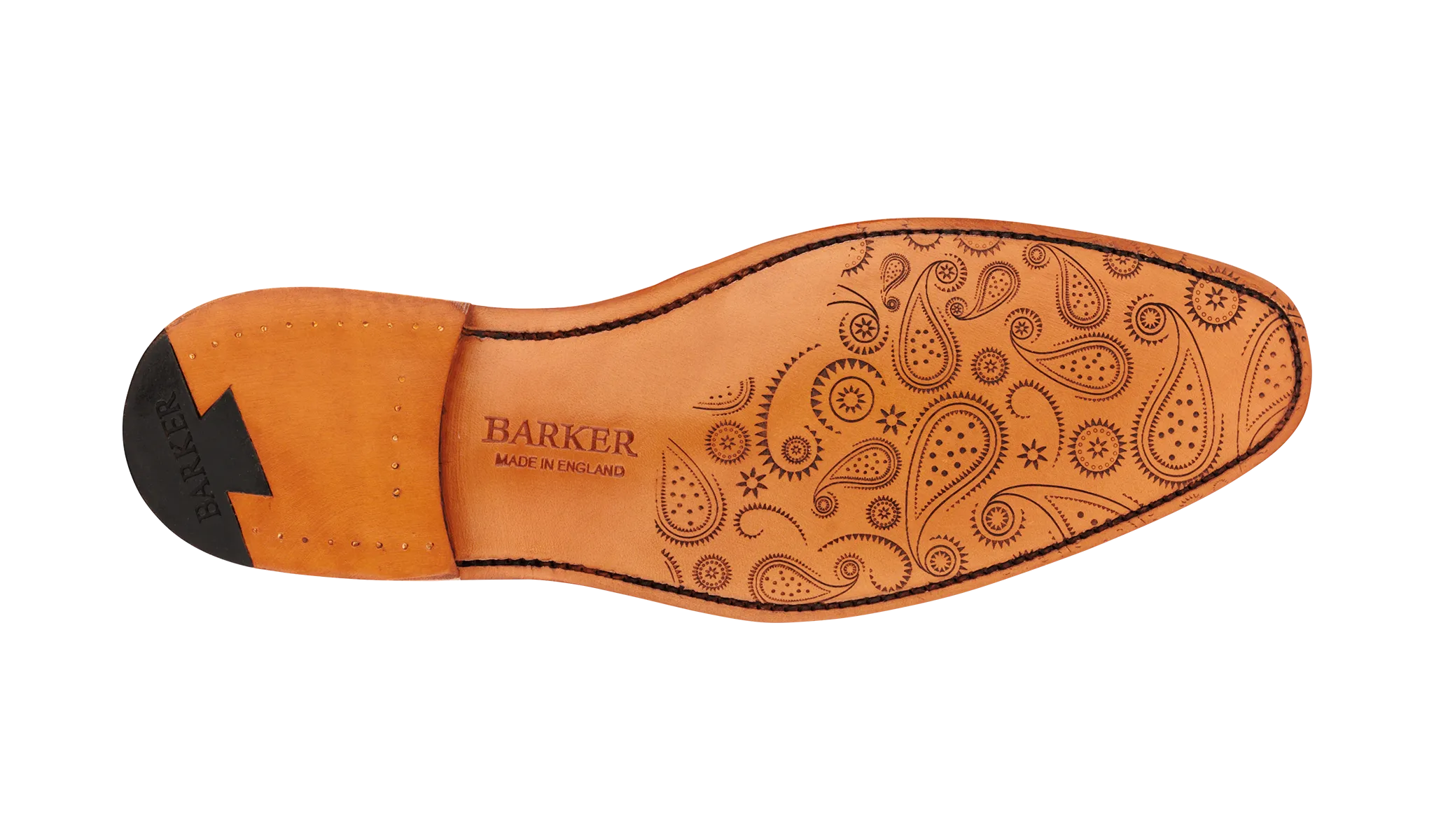 Haig - Cedar Calf / Blue Suede Toe Cap Derby Shoe