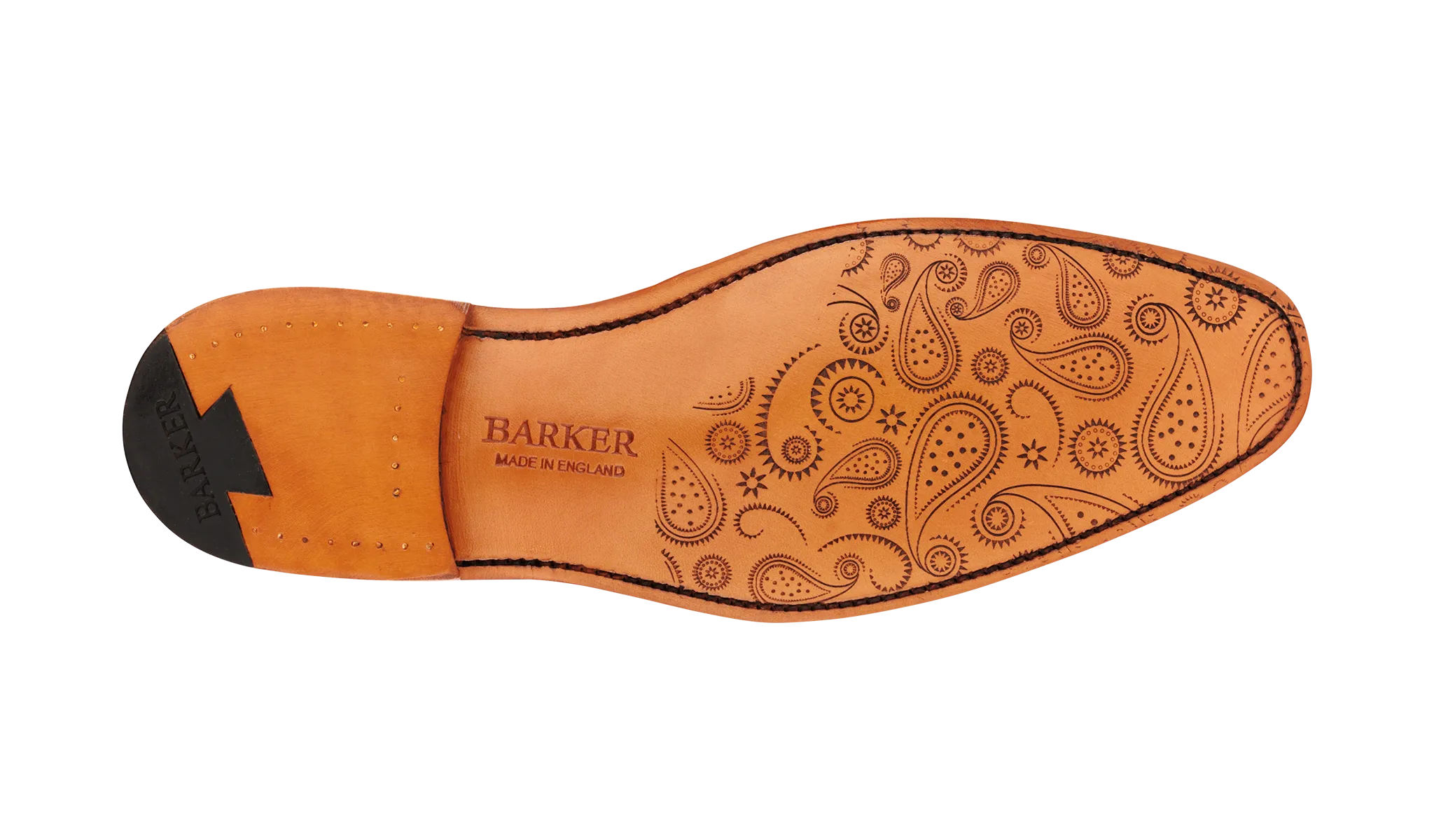 Haig - Cedar Calf / Blue Suede Toe Cap Derby Shoe