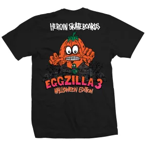 Heroin - Eggzilla 3 Tee Black