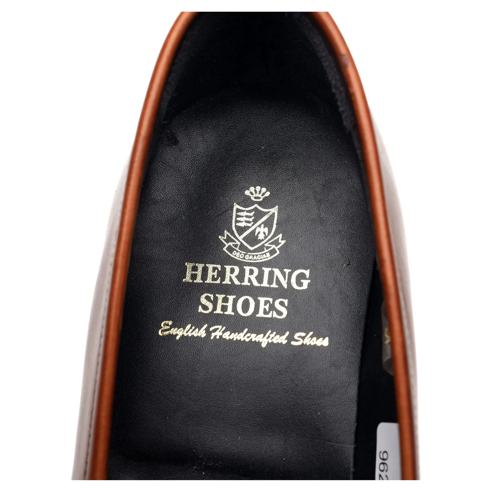 Herring 'Charlton' Brown Leather Loafers UK 8.5 F