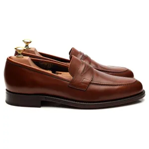 Herring 'Charlton' Brown Leather Loafers UK 8.5 F