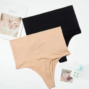 High Waist Trainer Women Tummy Slimming Control Panties Body Shaper Butt Lifter Thong Panty Shapewear Underwear Plus