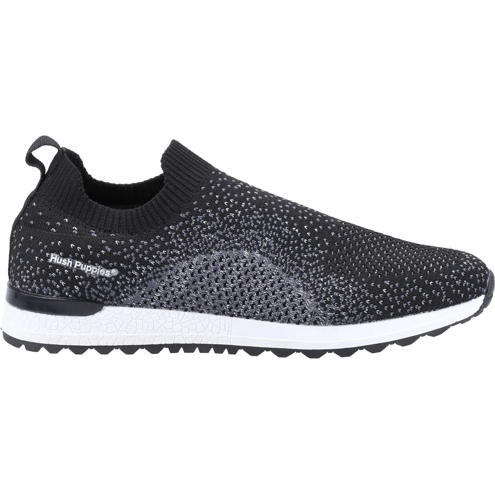 Hush Puppies Ennis Textile Women's Black Trainers