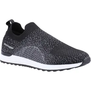 Hush Puppies Ennis Textile Women's Black Trainers
