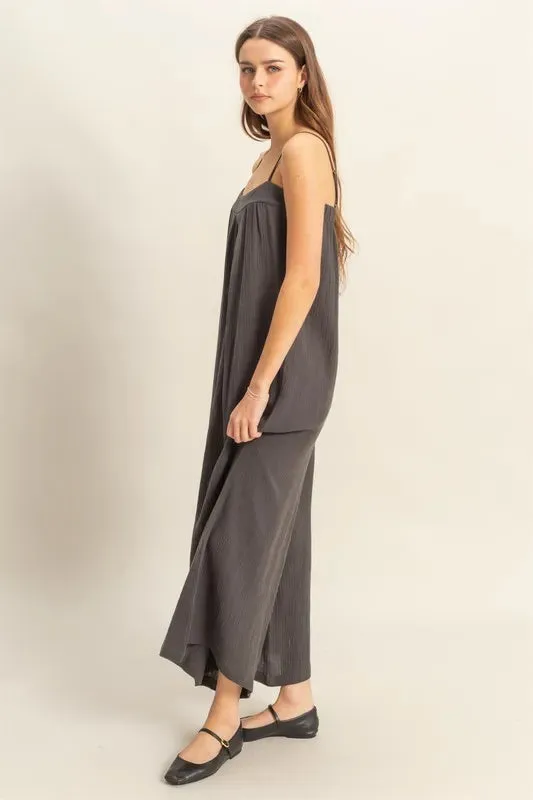 HYFVE Double Gauze Super Flowy Cami Jumpsuit