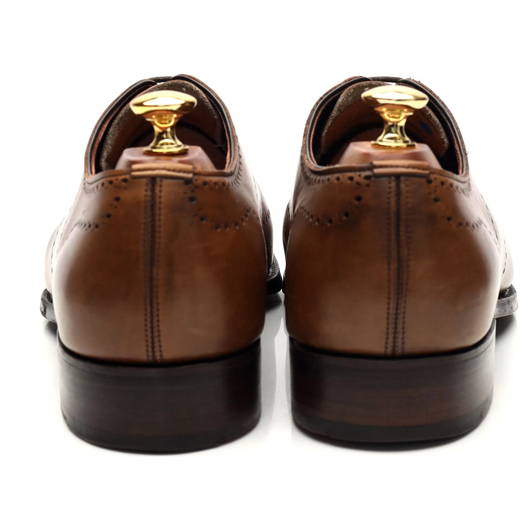 Imperial 'Kensington' Brown Leather Wholecut Oxford Brogues UK 9 F