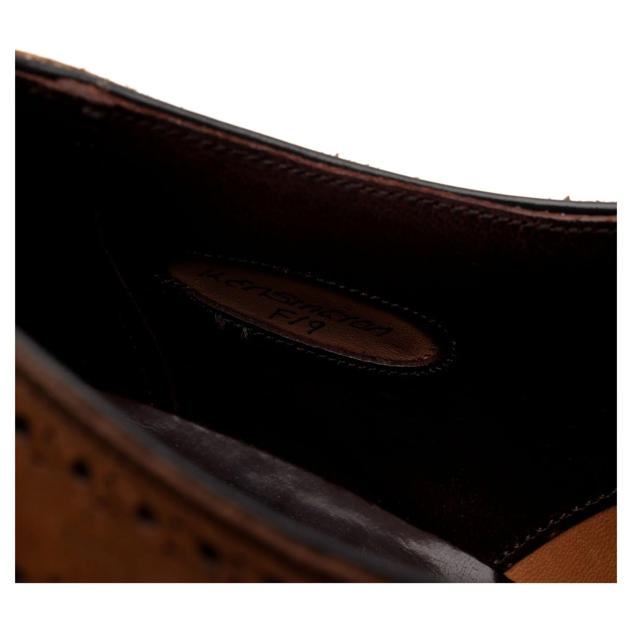 Imperial 'Kensington' Brown Leather Wholecut Oxford Brogues UK 9 F