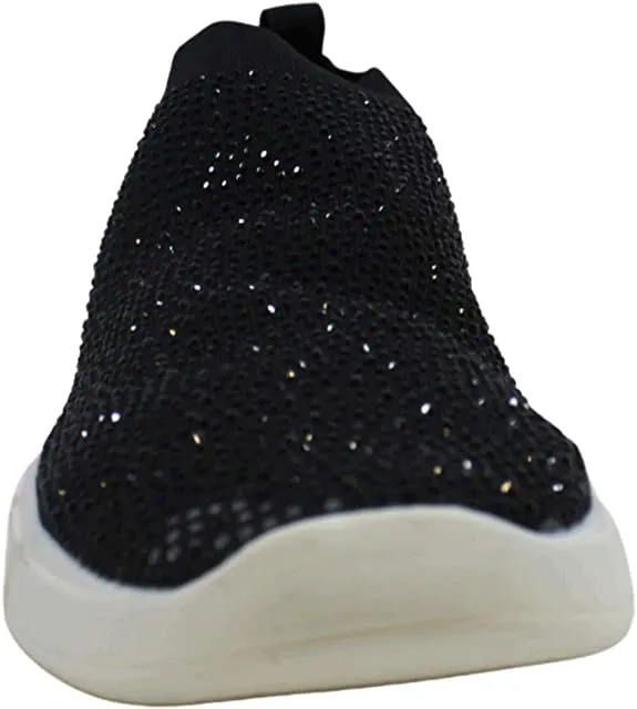 INC International Concepts Womens Kalama Low Top Slip On, Black, Size 8.0