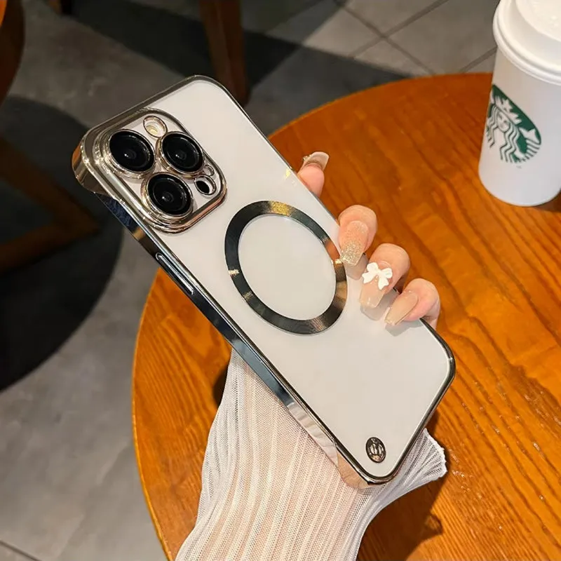 iPhone Case Megnetic Borderless With Lens Protector