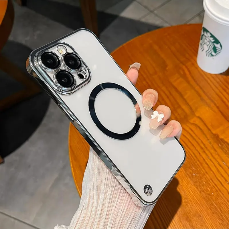 iPhone Case Megnetic Borderless With Lens Protector