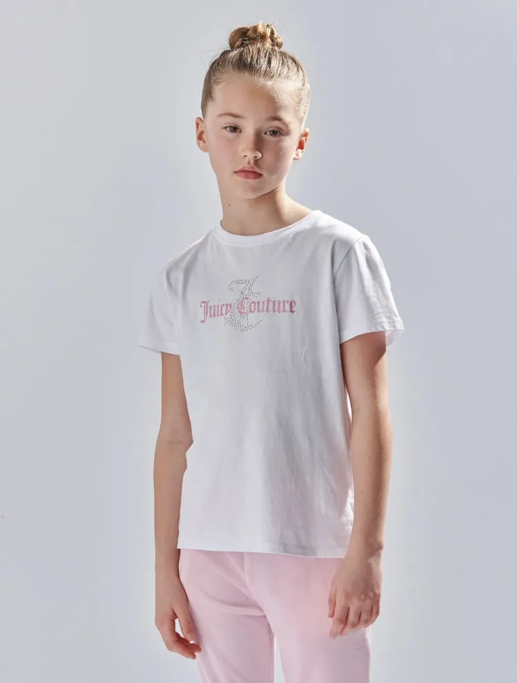 JUICY COUTURE - DIAMANTE REG SS TEE BRIT