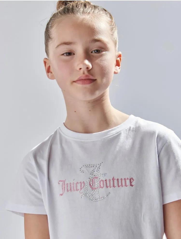 JUICY COUTURE - DIAMANTE REG SS TEE BRIT